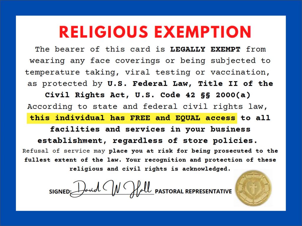 religious exemption